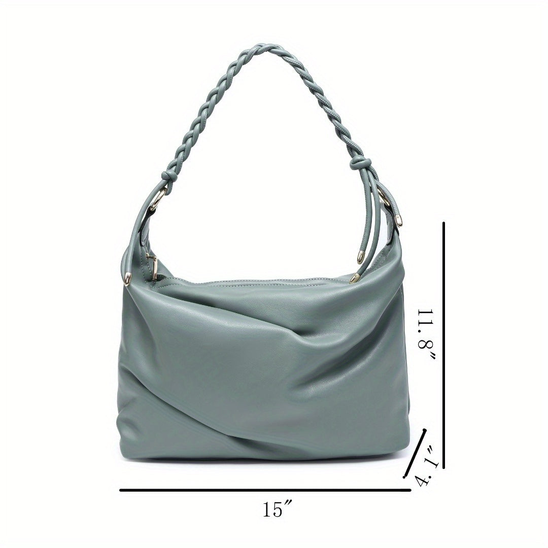 Small Shoulder Bag Unique Handmade Woven Handle hobo