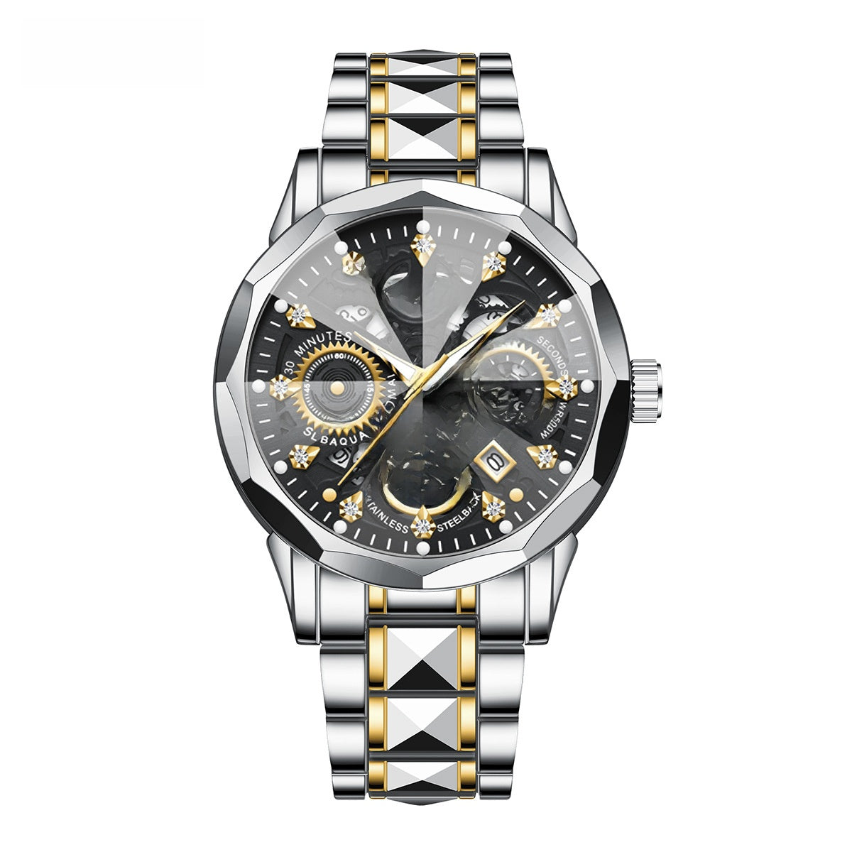 Men's Quartz Watch with Luminous and Waterproof Features