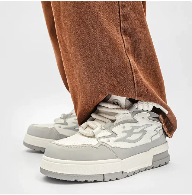 Boys Men's Platform All-match Height Increasing Niche Personality Korean Casual Shoes - # BOAA73510002