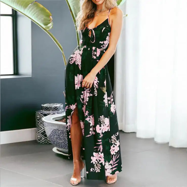 European And American Long Skirts, Printed Big Dresses, Foreign Trade Women'S Clothing - # GIAA231710005
