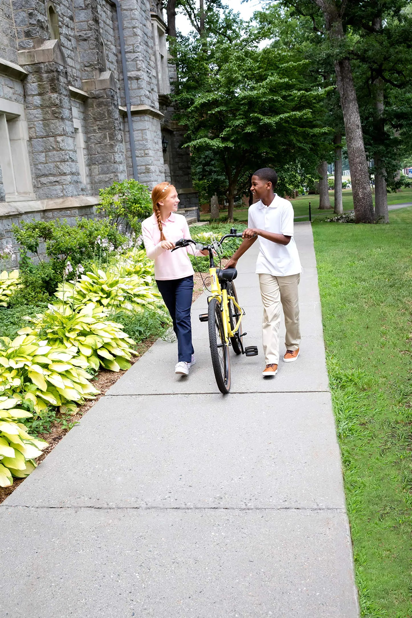 French Toast Boys' Pull-on Relaxed Fit School Uniform Pant (Standard & Husky) 12 Husky Khaki - # BOAA12410006