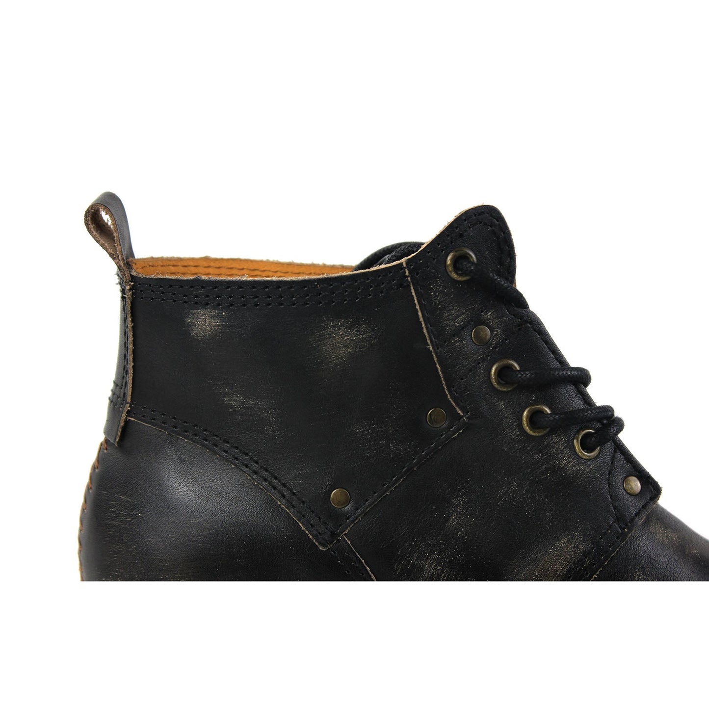 Men's Leather Ankle Boots OSS-6015-2-Retro Brown