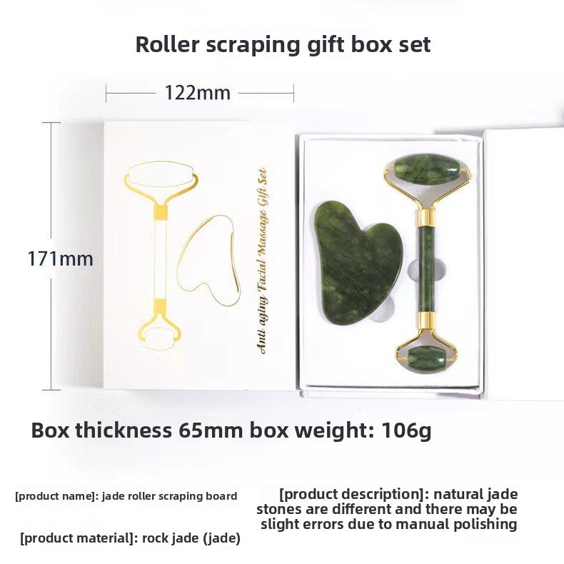 Natural jade beauty container