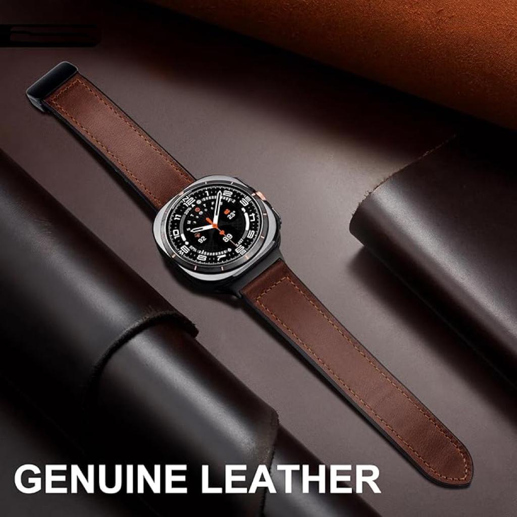 Magnetic Leather Watch Band for Galaxy Watch 20mm