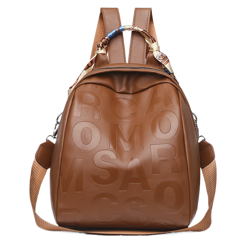 Large Capacity PU Travel Backpack