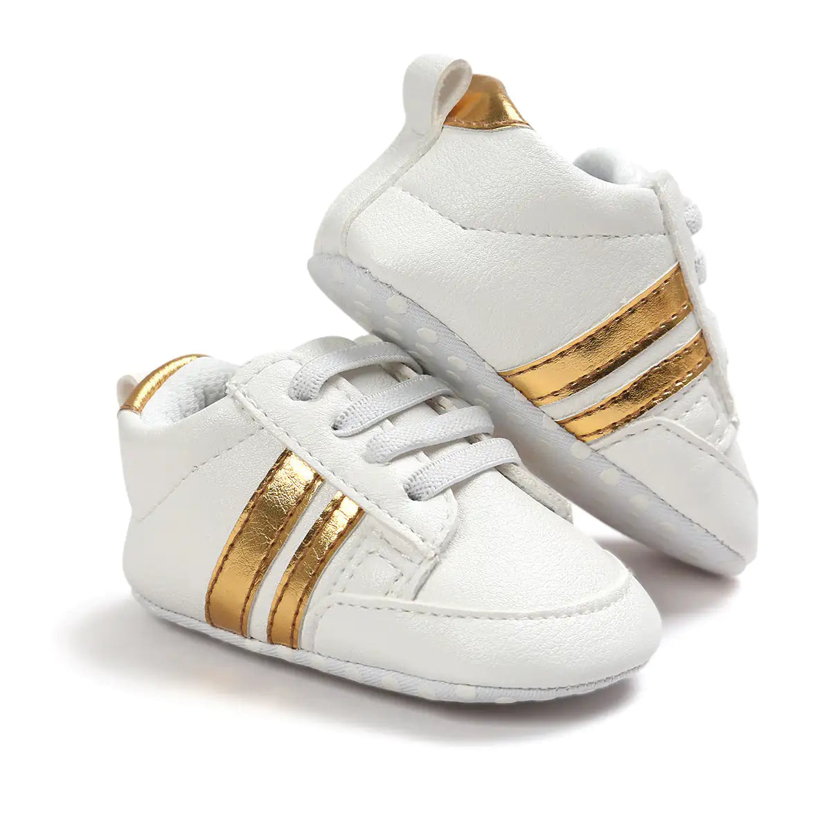 Baby Boy Girl Moccasins Shoes Infant PU Leather Non-slip Soft Newborn Sneakers - # GIAA71310003