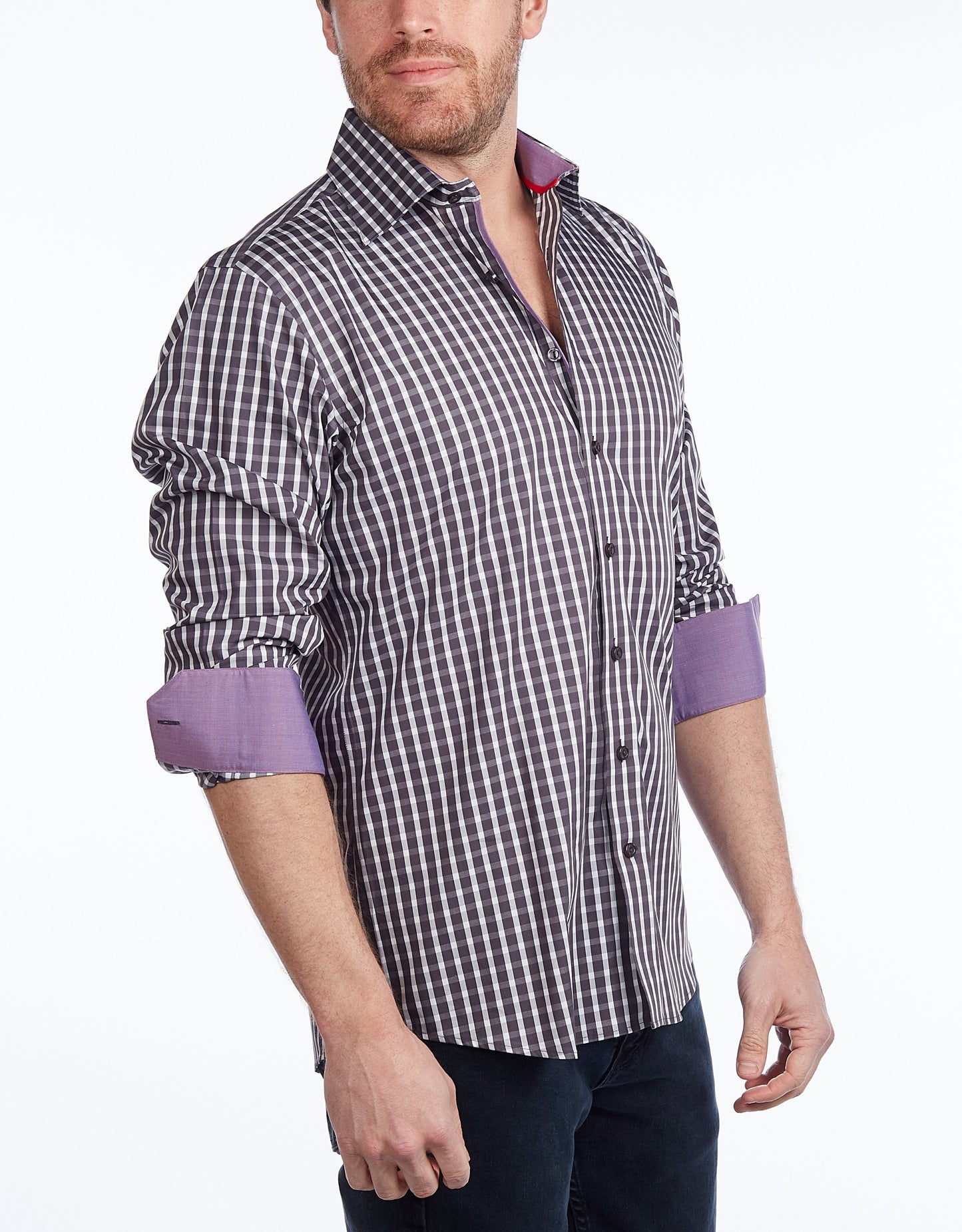 Button-Up Shirt // - Contemporary Fit - Contrast trimming - final sale