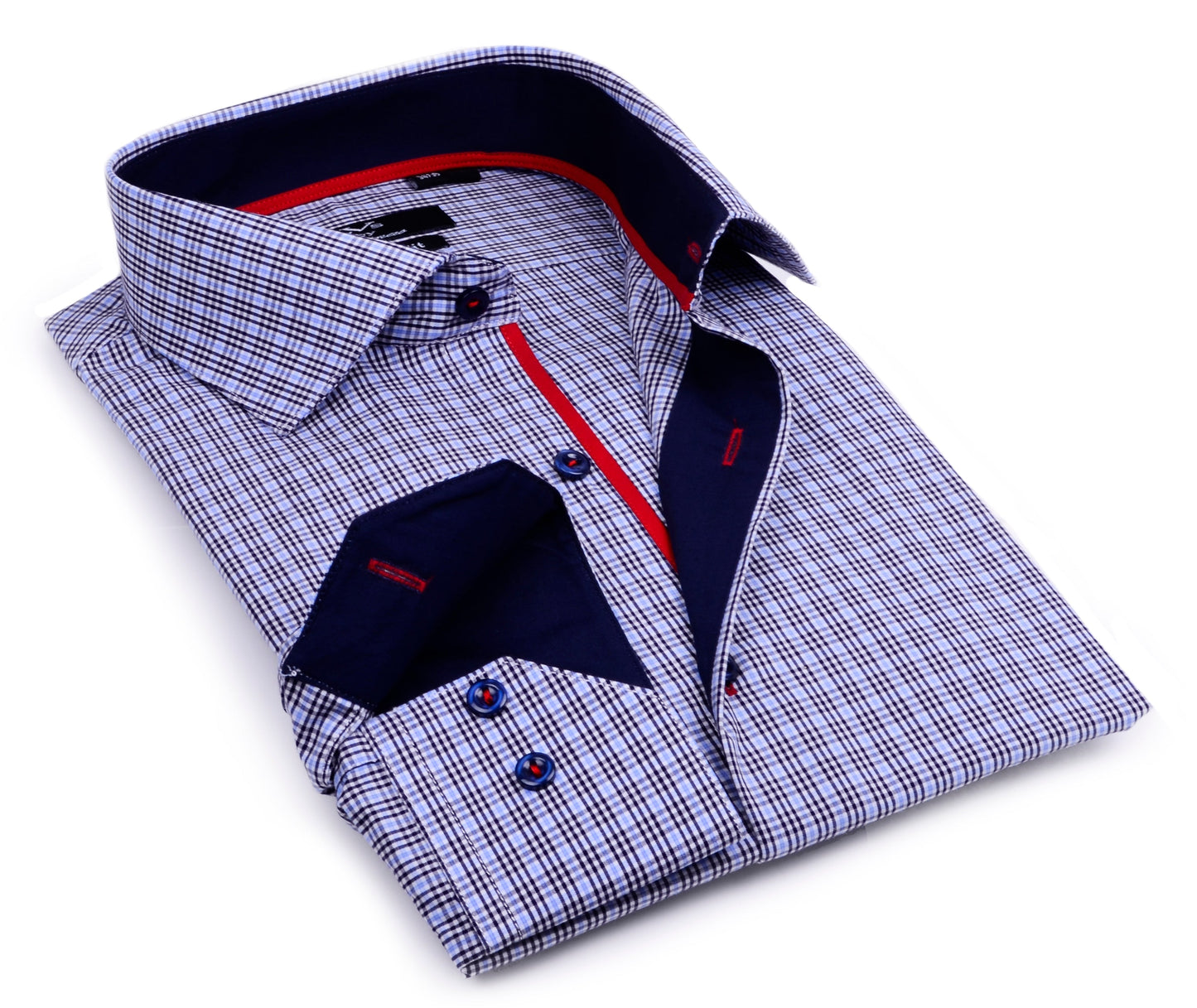 Button-Up Shirt // - Tailored Fit - contrast trimming - final sale