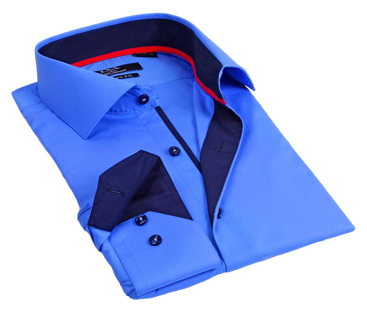 Button-Up Shirt // - Tailored Fit - contrast trimming - final sale