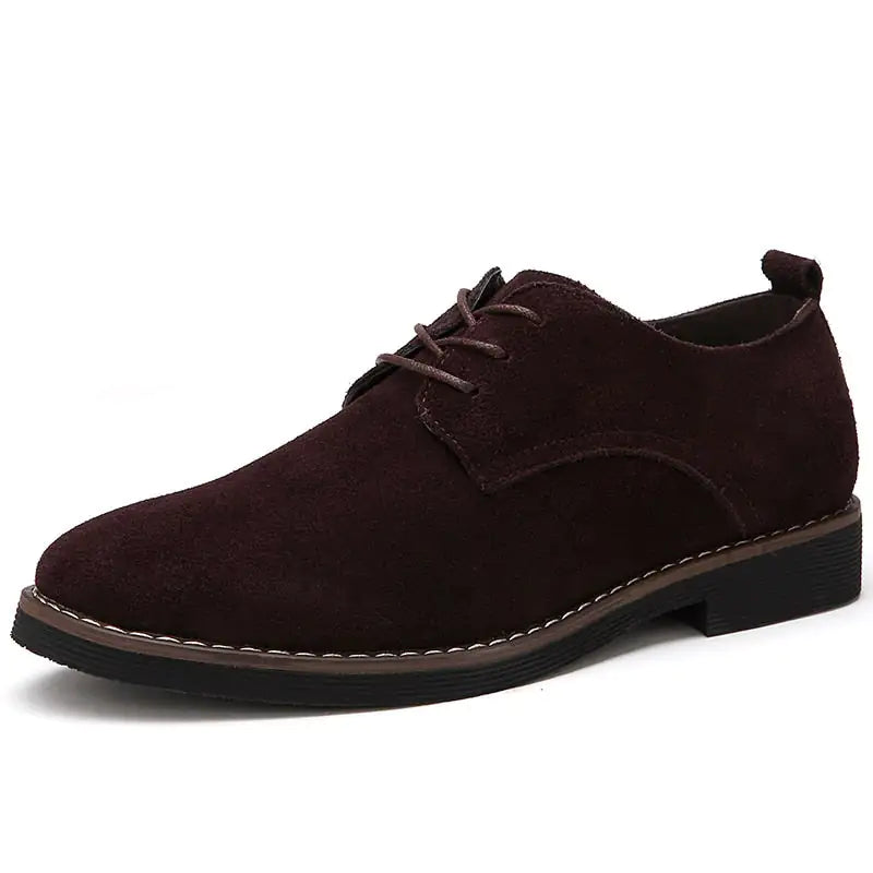 The Roxida - Suede Leather Oxford Shoes For Boys and Men - # BOAA73610003