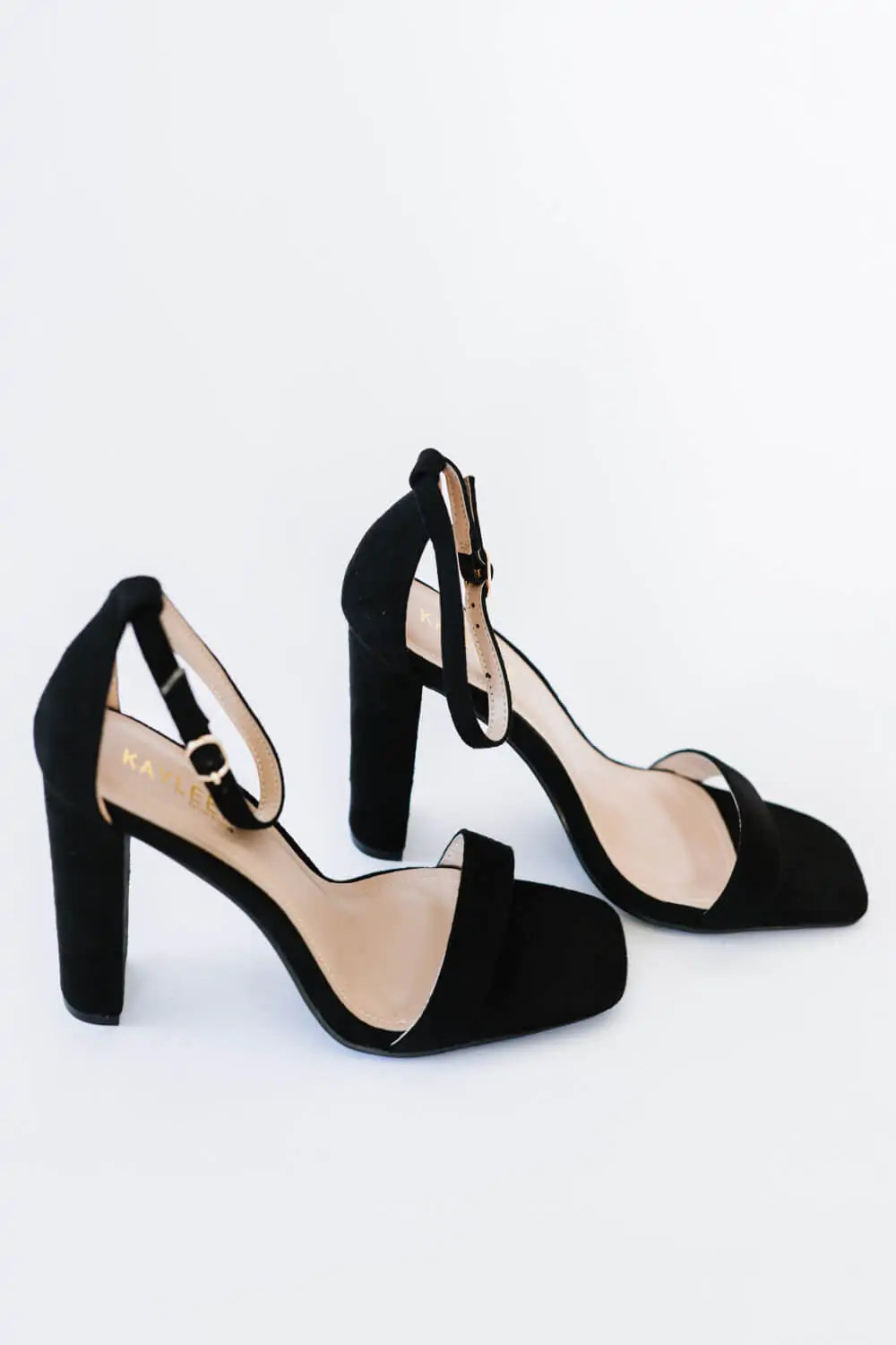 Elegant Block Heel Sandals - # GIAA73210010