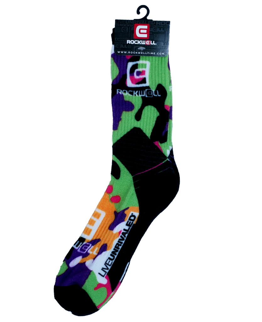 Green Camo Socks