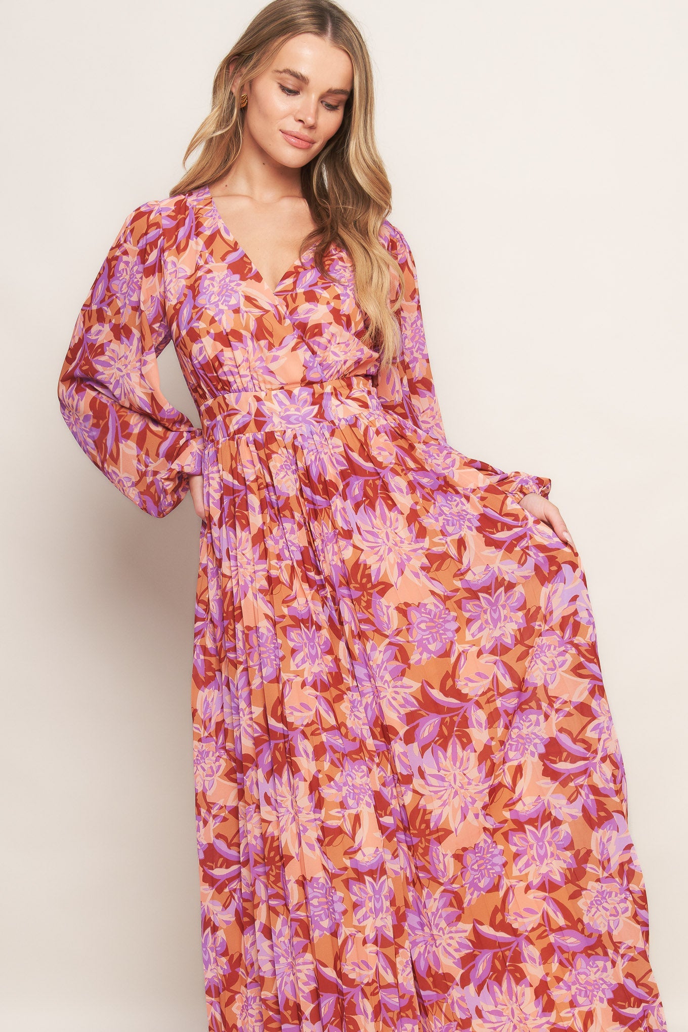 HEIGHT OF LOVE WOVEN MAXI DRESS