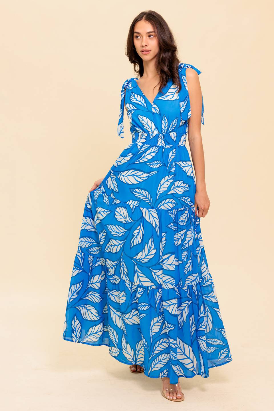 MAKING PROMISES WOVEN MAXI DRESS