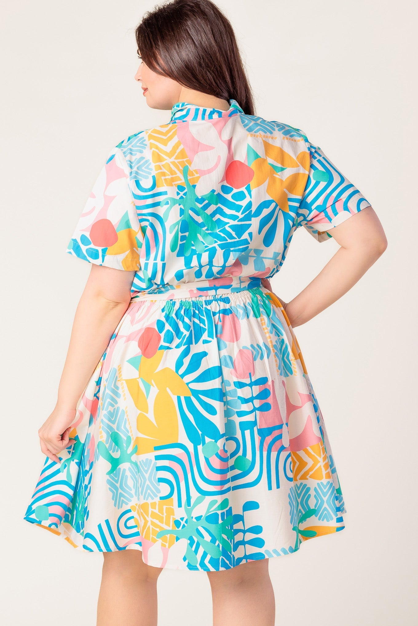 GARDEN SOCIAL WOVEN MINI DRESS