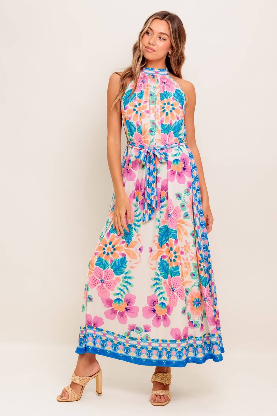 PATH TO GREATNESS WOVEN MAXI DRESS