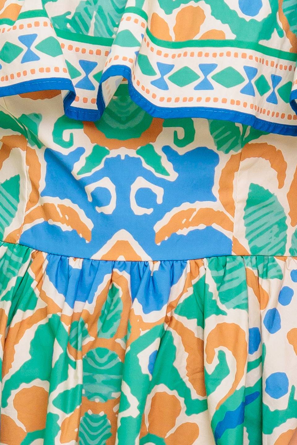 COASTAL LOVE SAGE BLUE WOVEN MINI DRESS