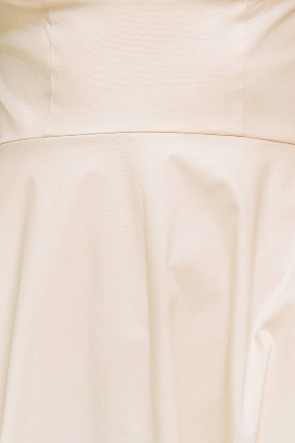 OCEAN SHEEN TENDER CREAM WOVEN MIDI DRESS