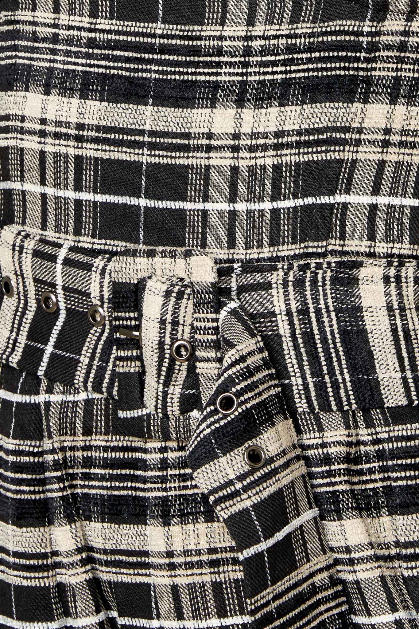 SAND DUNE WOVEN PLAID JUMPSUIT