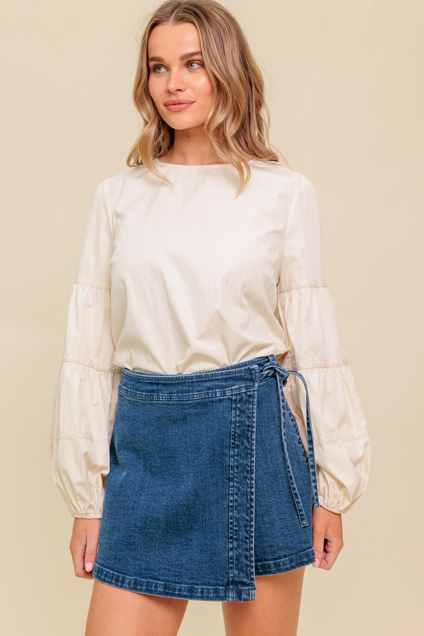 WAVERLY MILLS WOVEN TOP