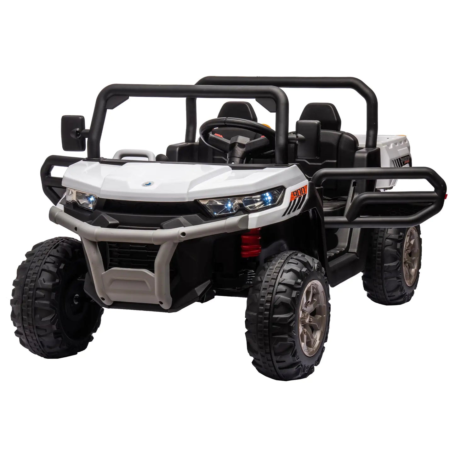 24V Ride On Truck 2 Seater Ride On UTV With 2x200W Motor Ride On Dump Truck With Dump Bed Shovel Ride On Car With Remote Control Electric Vehicle With Non Slip Tyre For Boys Girls - # BOT&G511210003