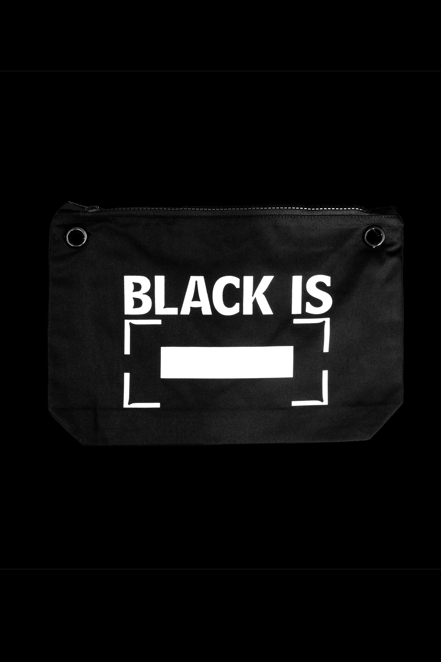 Make It Black Cosmetic Bag