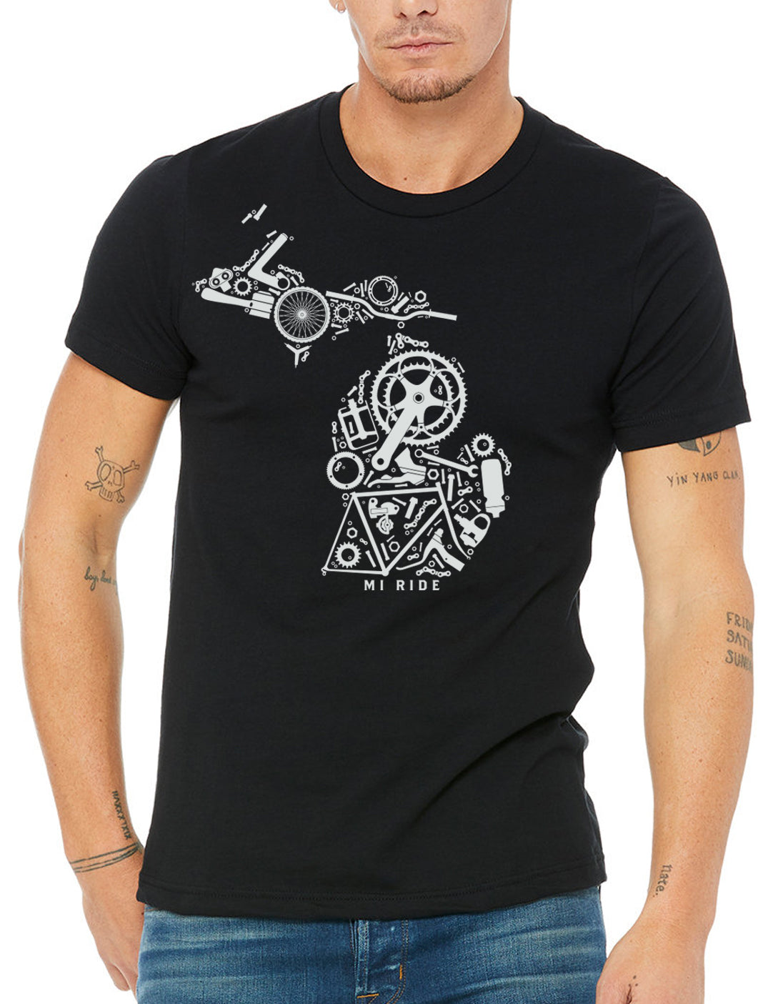 MI Ride "Bike Parts" - Black