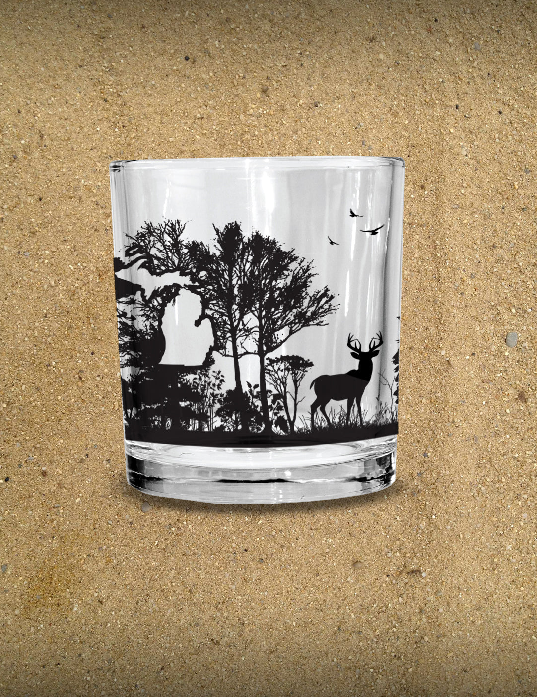 Michigan Forest - Rocks Glass