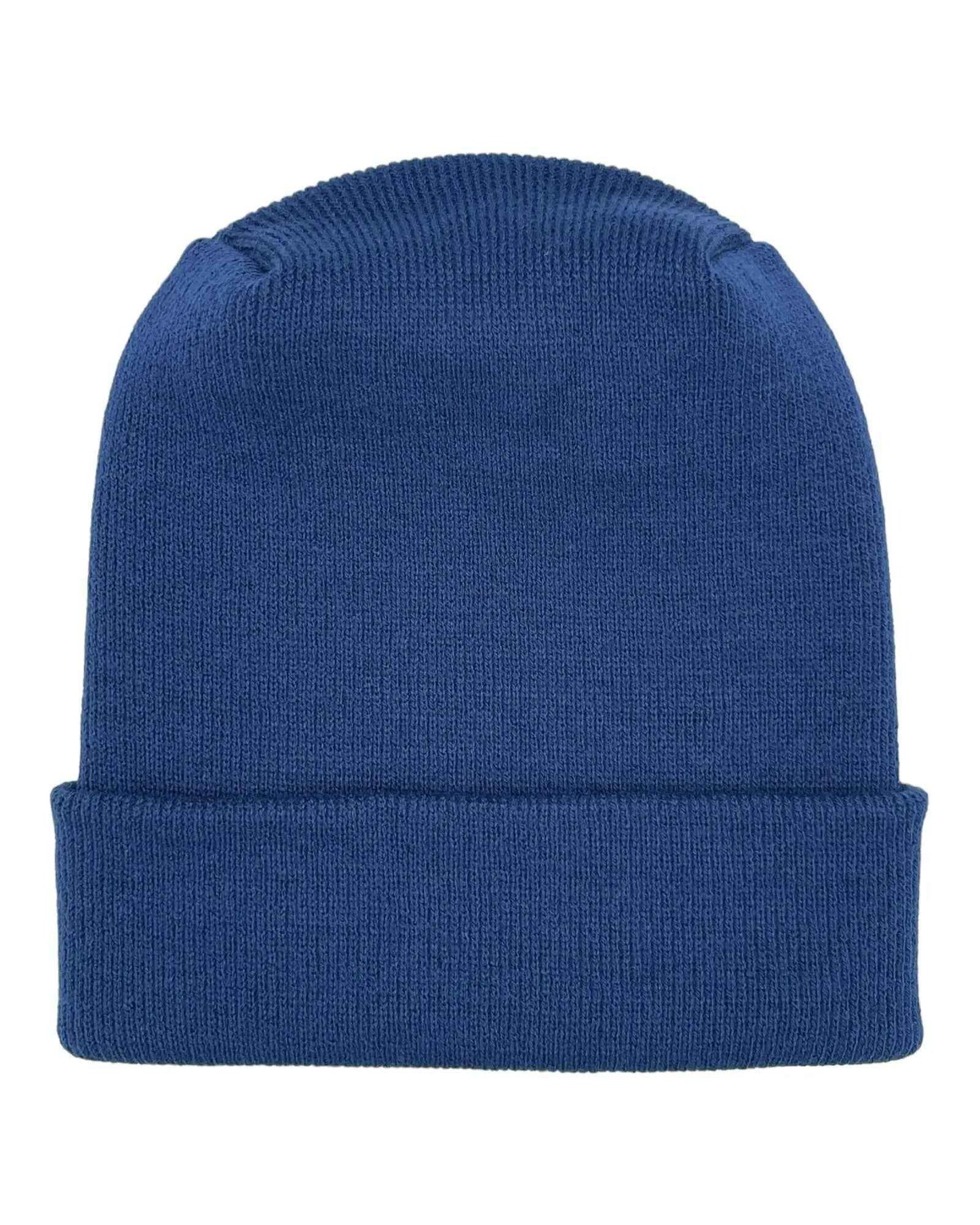 NEW HAAKWEAR H-Stitch Cuffed Beanie - Designed and Made in USA (Patented Design) - Sapphire Blue