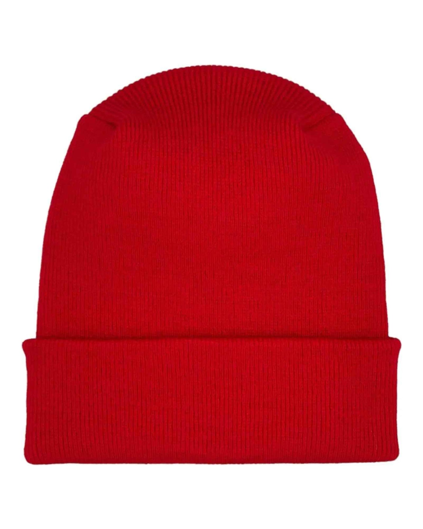 NEW HAAKWEAR H-Stitch Cuffed Beanie - Designed and Made in USA (Patented Design) - Scarlet Red