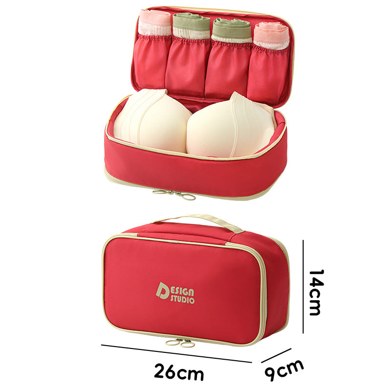 Dopamine large-capacity underwear storage bag, travel storage bag, multi-functional three-in-one socks storage bag