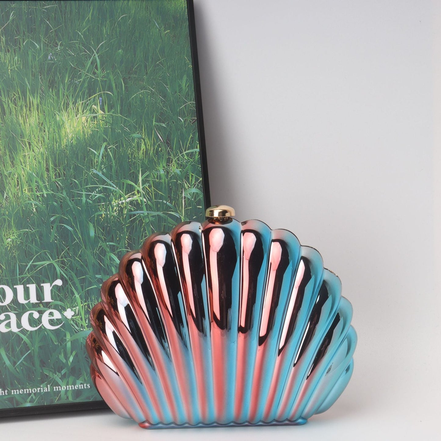 Shell Box Bag, Clutch Purse, Dinner Purse evening Clutch Purse Party, Prom Bag, Party Purse,