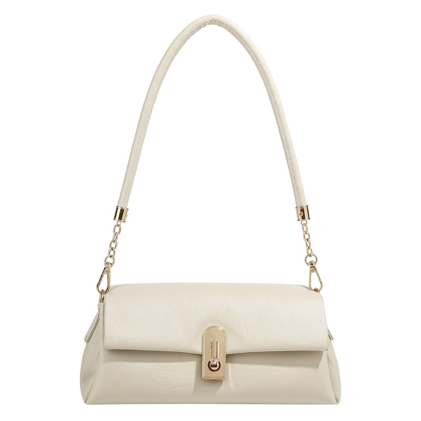 Small shoulder bag for women, fashionable glacier white underarm bag, versatile commuter Crossbody bag for women small