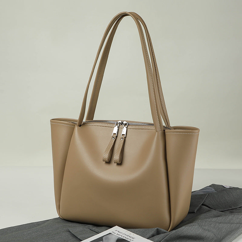 Elegant Large Tote Bag for Female - Handbag with Soft PU Material and Large Capacity for Everyday Style hobo