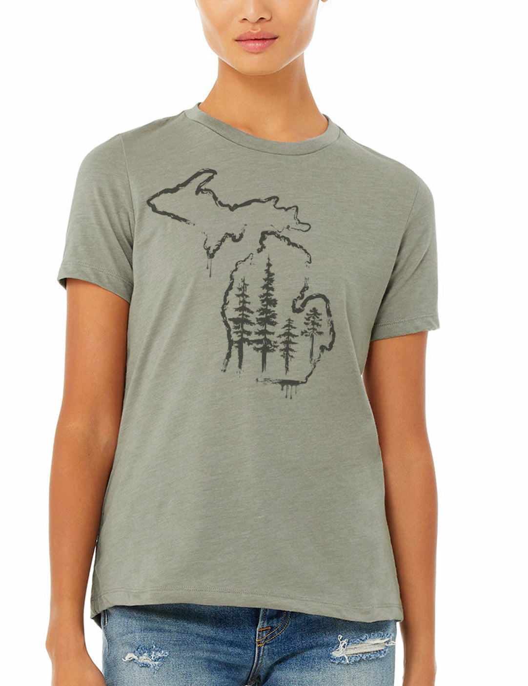 Paint Brush Trees - Women's - Heather Stone