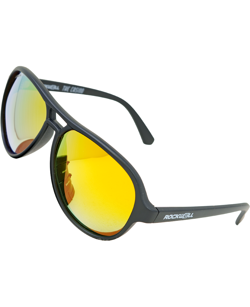 Casino (Black/Yellow Mirror Polarized Lens
