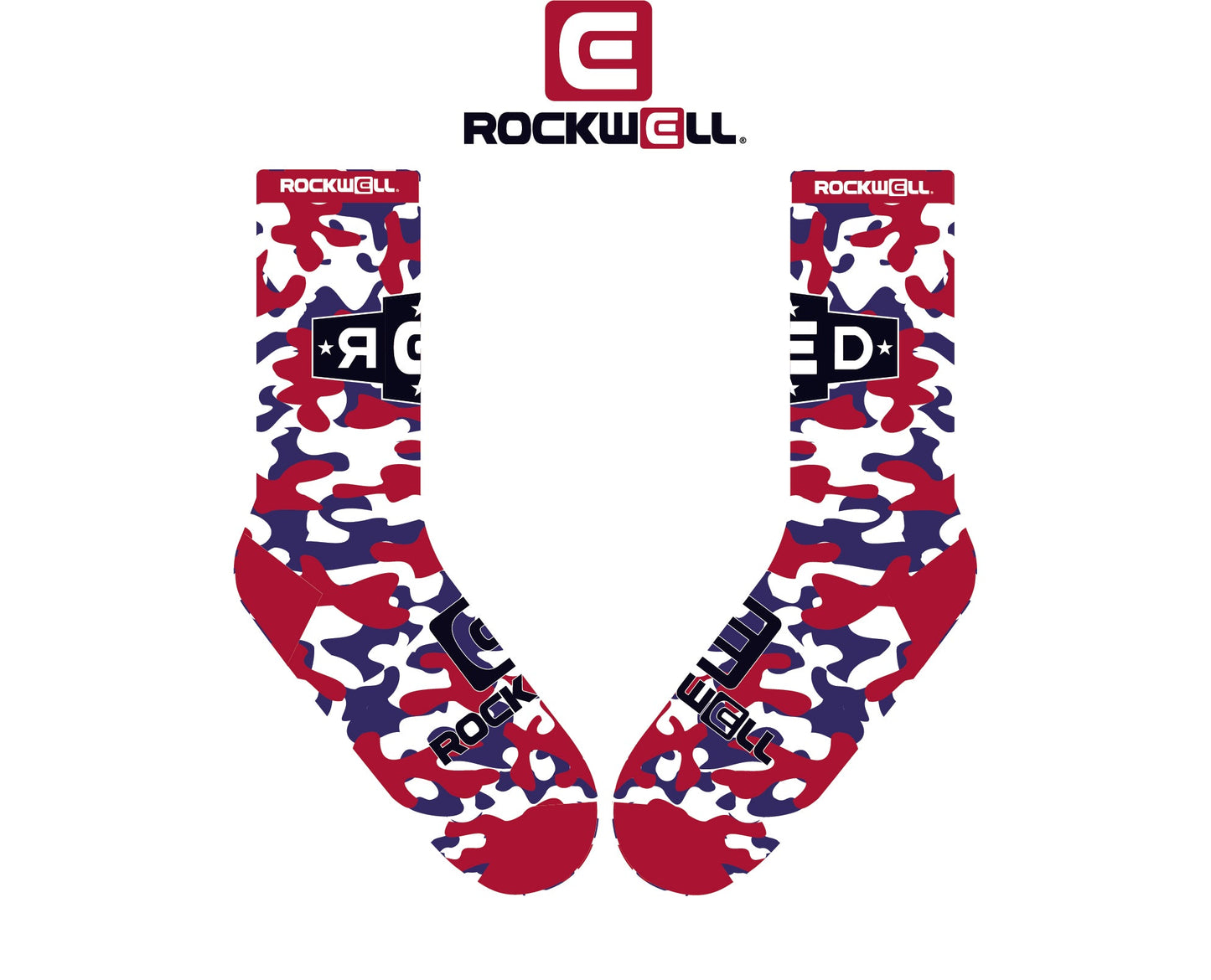 Crew Socks - R.E.D Camo USA