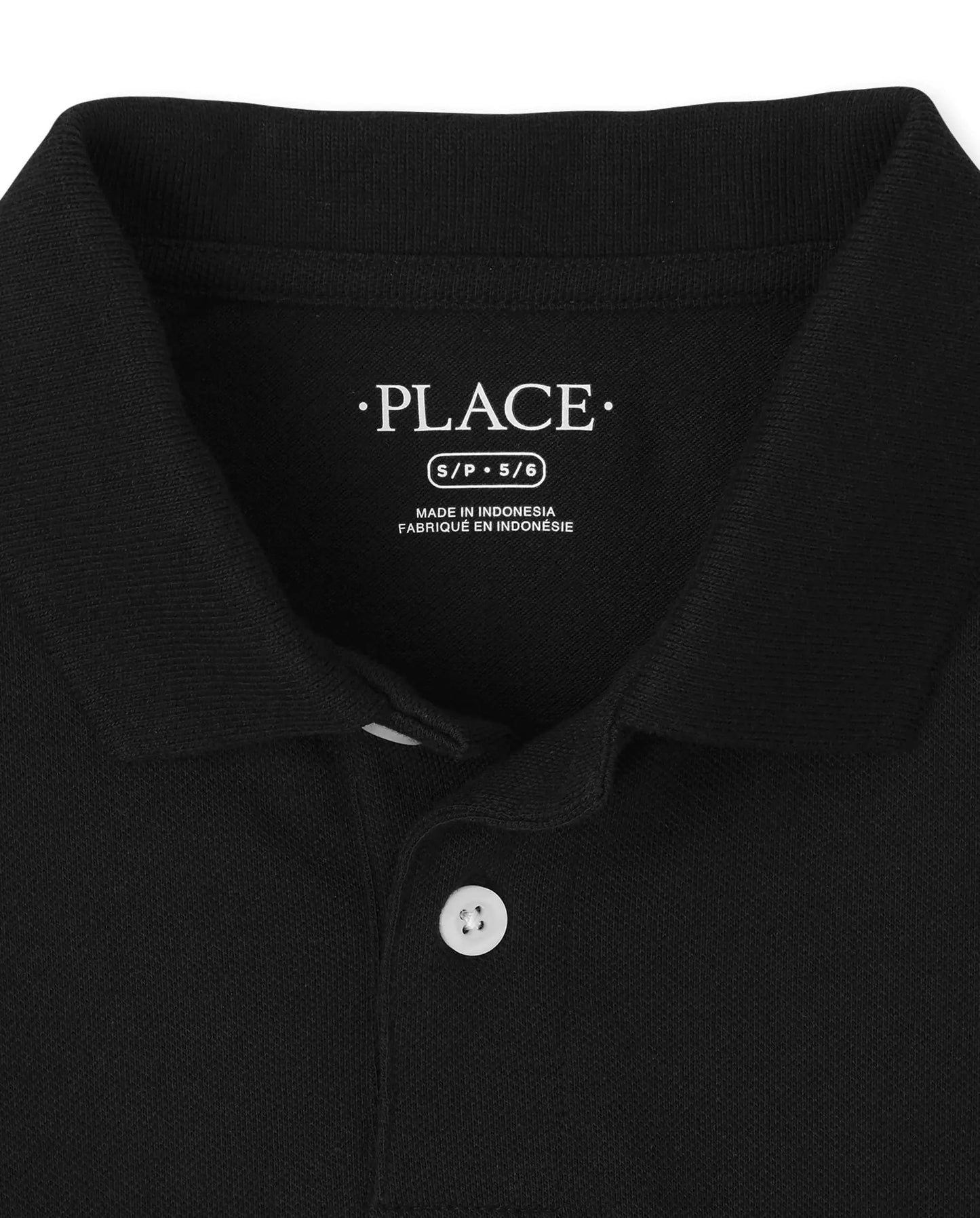 The Children's Place Boys Multipack Short Sleeve Pique Polo X-Large Black 2-pack - # BOAA12510009