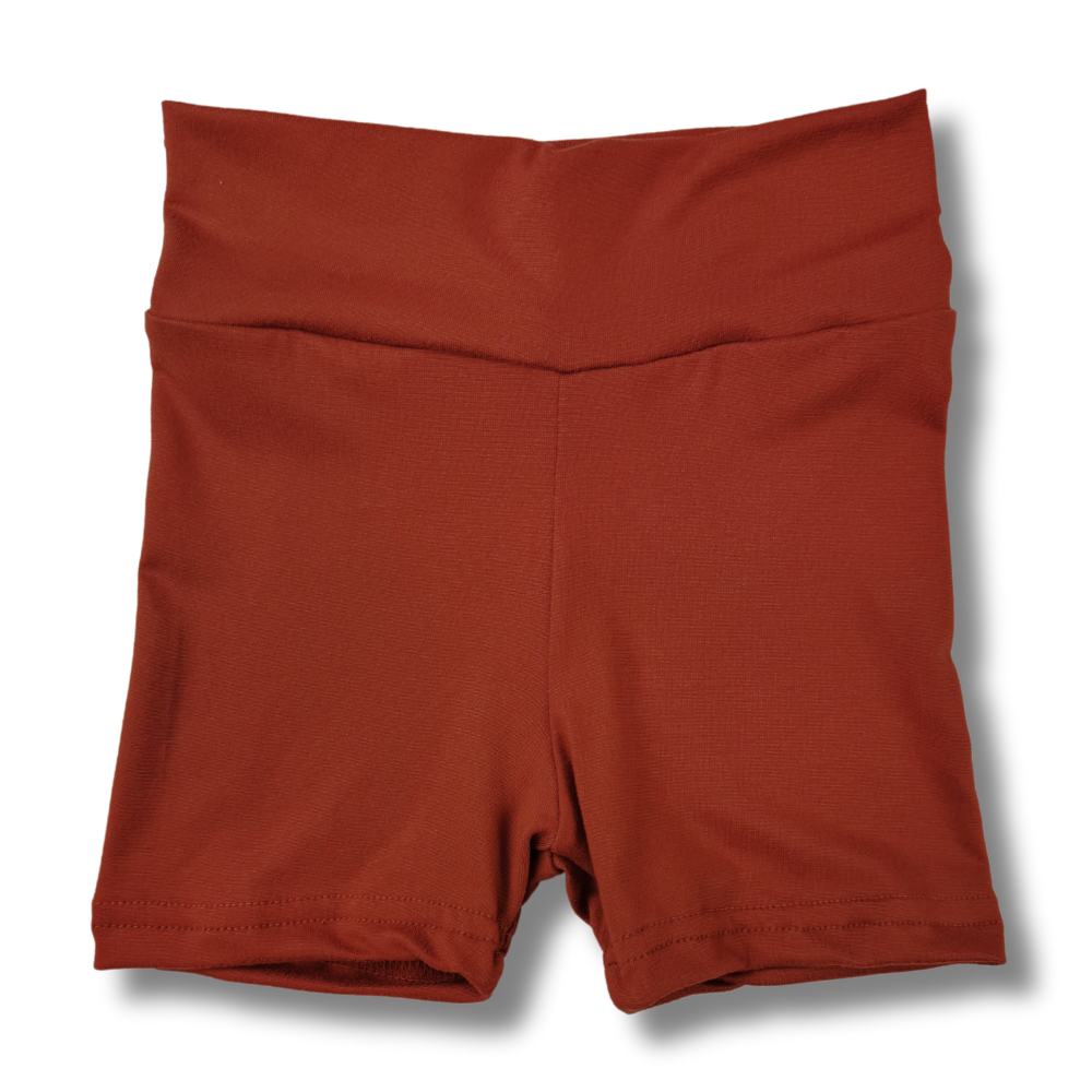 Bamboo Cartwheel Shorts in Brick