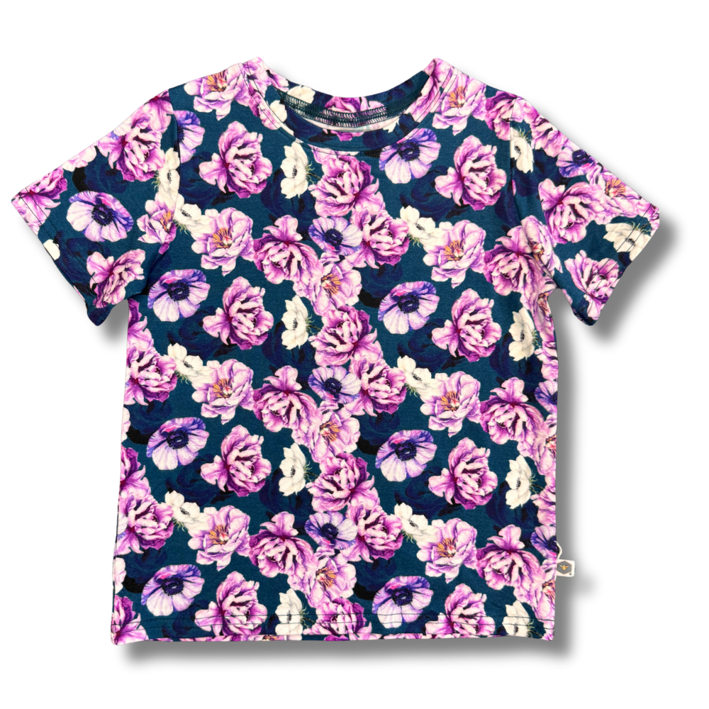 Bamboo Short Sleeve Crew Neck Tee in Adele