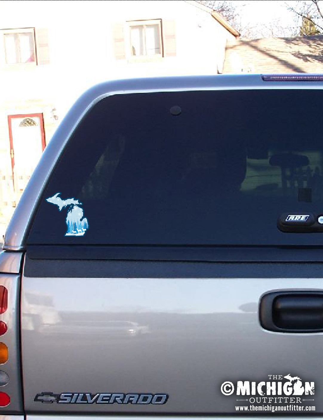 Winter Deer - 4" Michigan Sticker