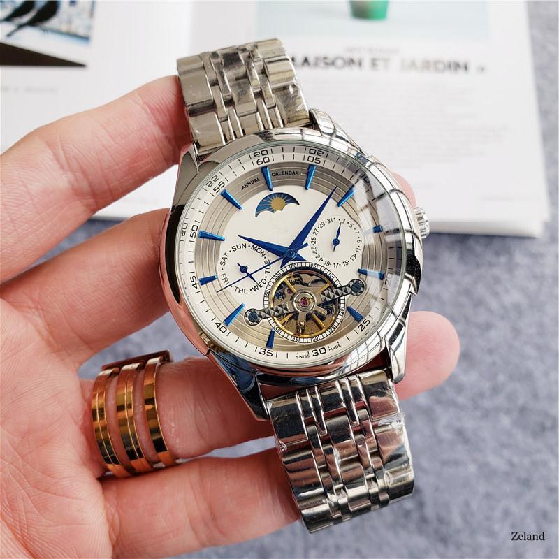 Mechanical automatic steel band watch