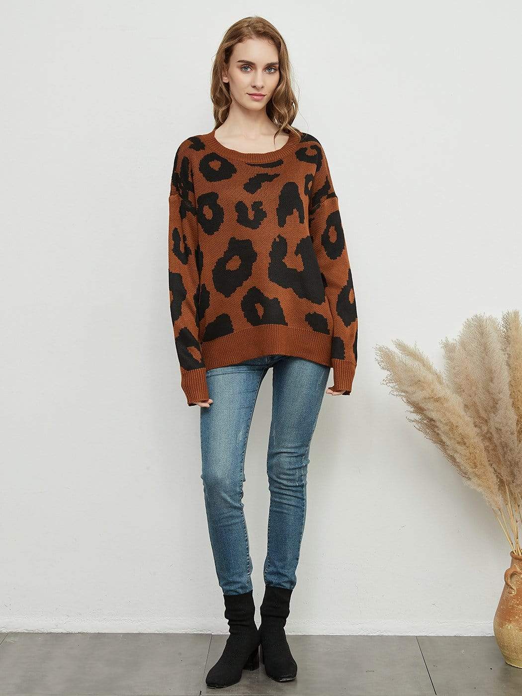 Leopard Print Sweater