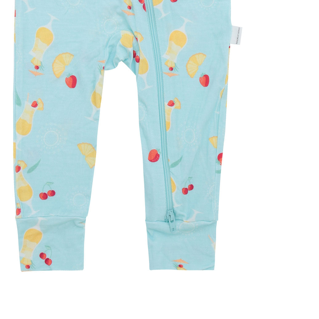 Miami Vice Fruit Smoothie Zippered Romper