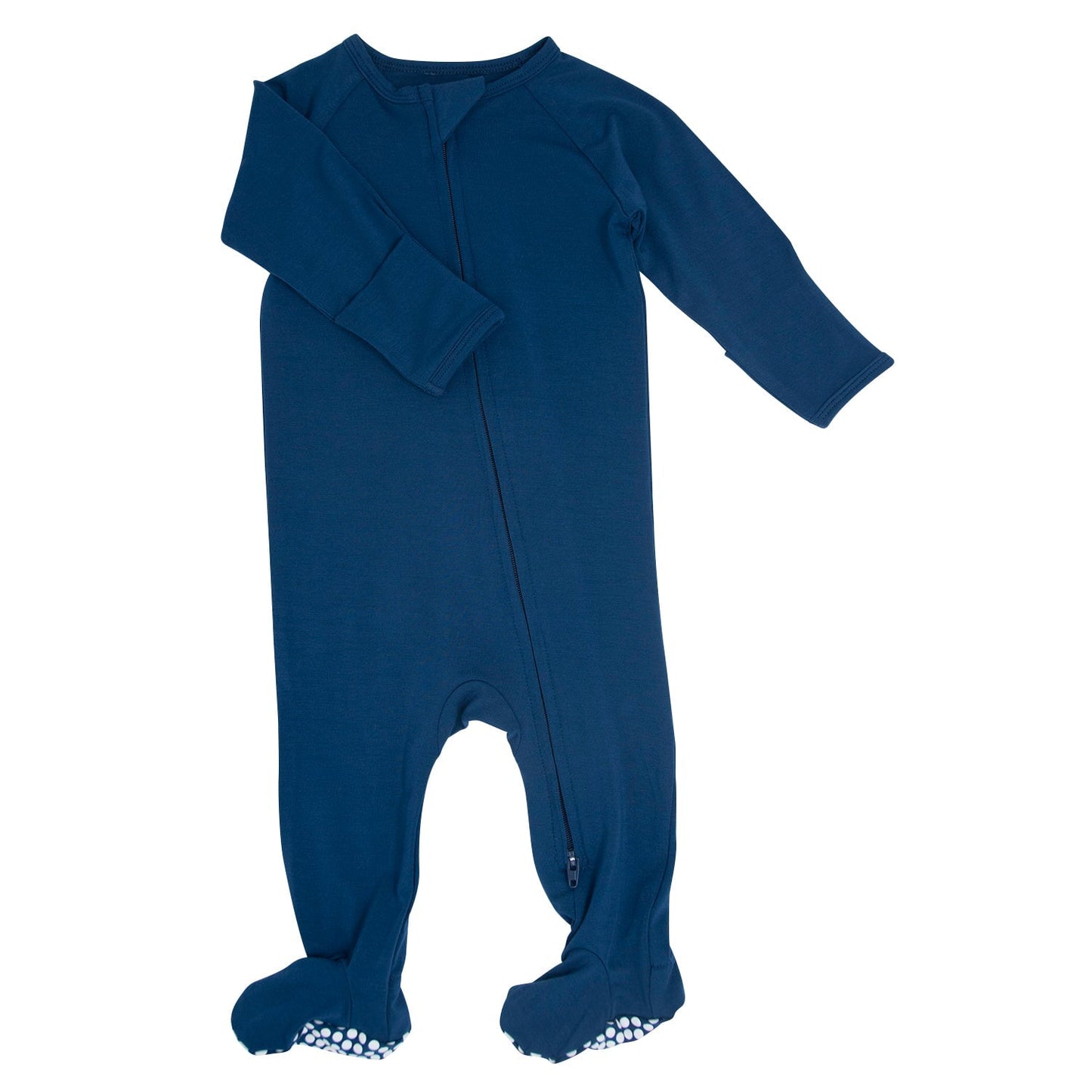 Blue Titan Zipper Footie