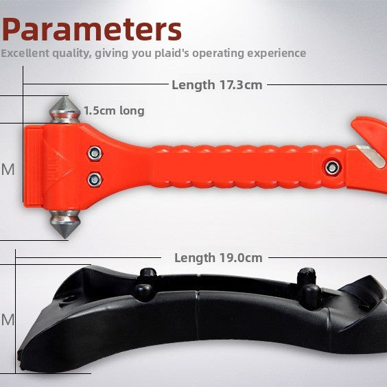 Car Emergency Safety Hammer with Window Breaker and Cutter