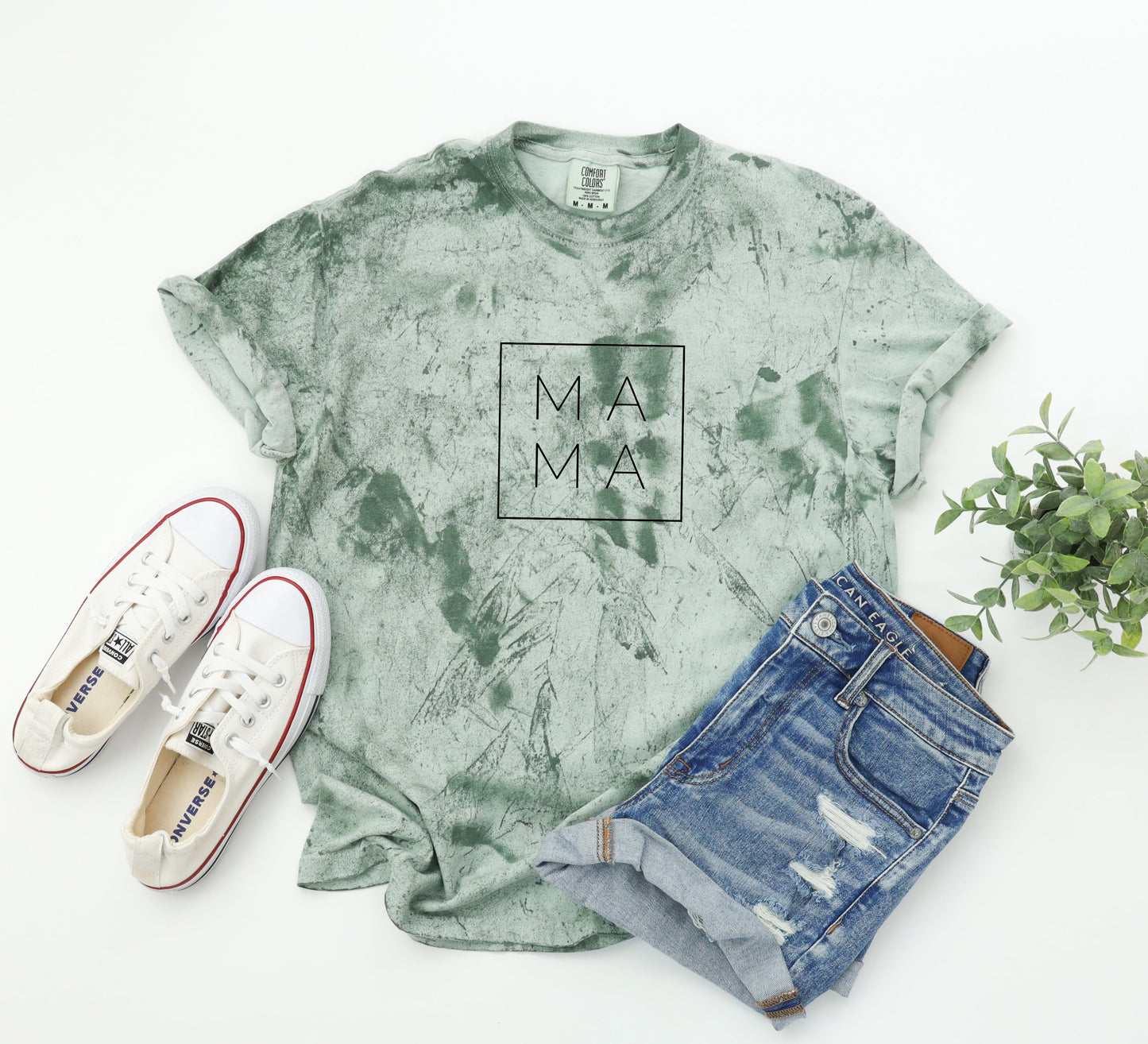 Mama Comfort Colors T Shirt (Square/Boxed)