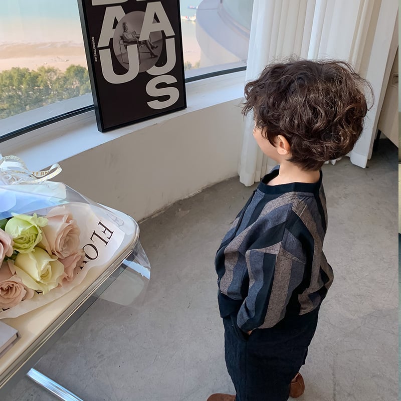 Baby Girl Mori Round Neck T-shirt and Top - # GIAA21510005