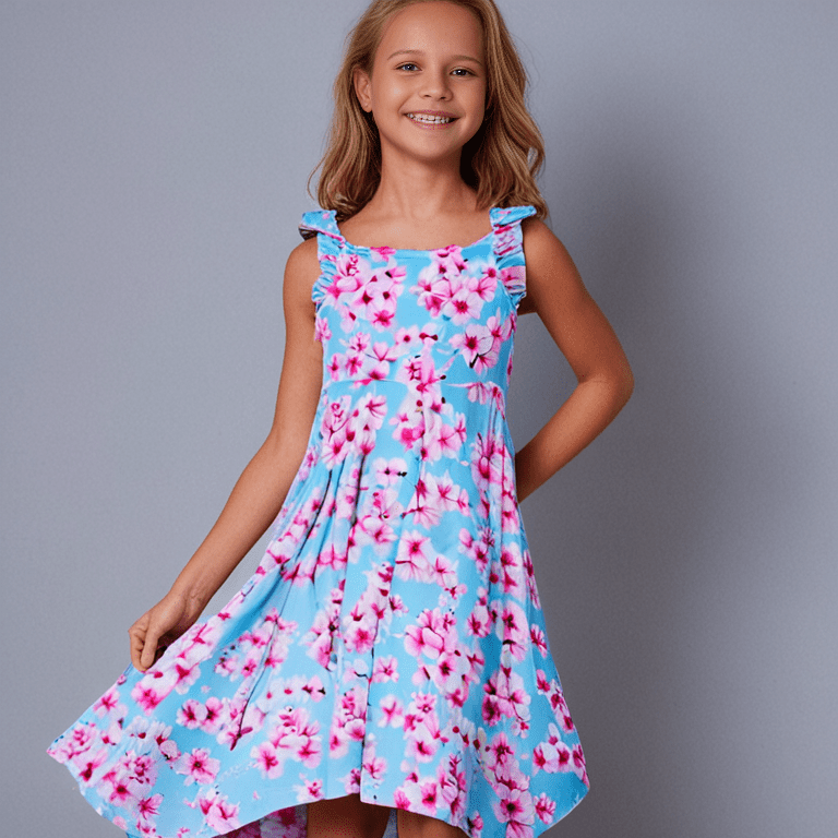 Cherry Blossom Racerback Dress