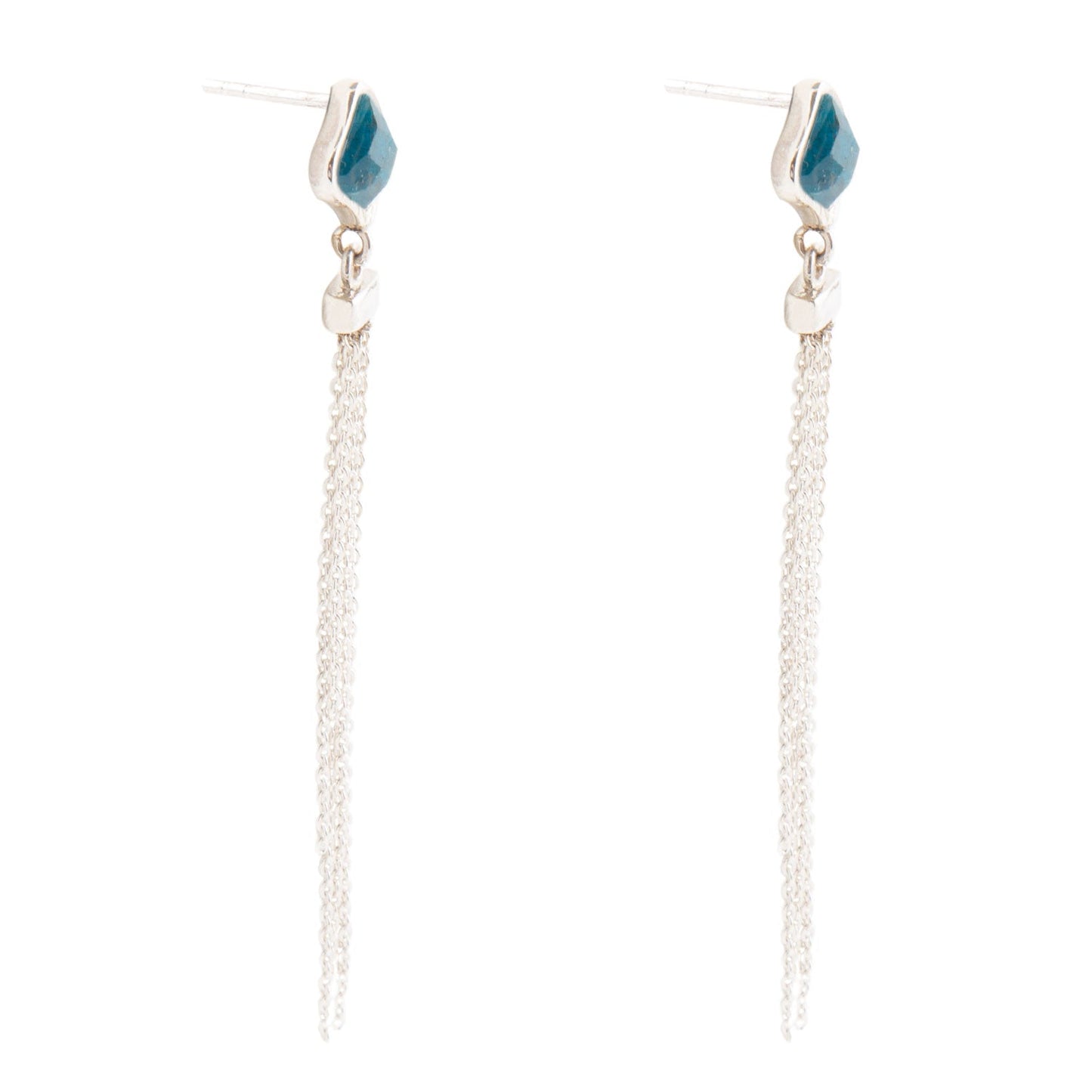 Fringed Apatite Earrings